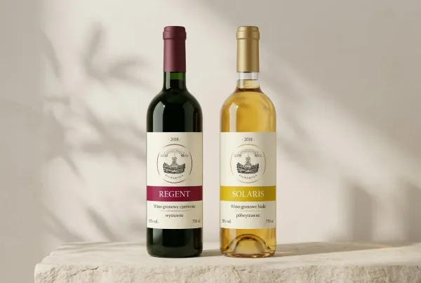 Druk etykiet na wino etykieciarnia